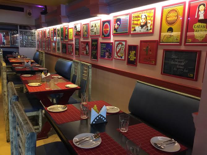 Filmy Cafe and Bar with its unique theme in Delhi