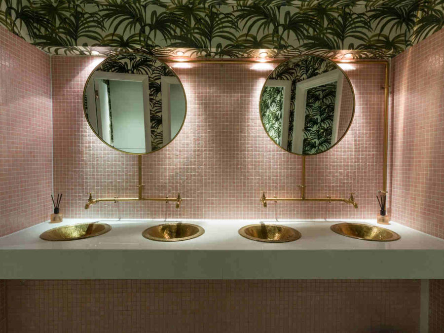 restaurant washroom design