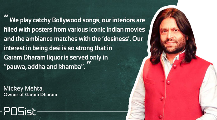 Mickey Mehta talks about the trend of growing bollywood songs in restaurants. 