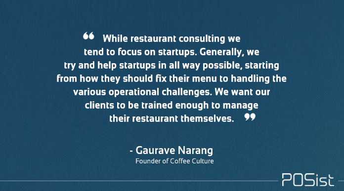 gaurave narang consultants, coffee culture