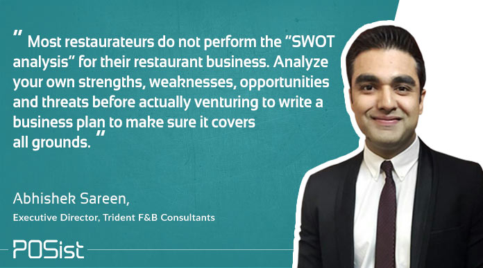 including SWOT analysis while doing the industry analysis for your restaurant business plan
