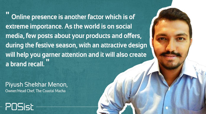 Piyush Shekhar Menon, talks about integrating with online delivery platforms.