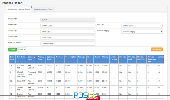 Variance report is one such restaurant inventory spreadsheet that will help you to keep a track