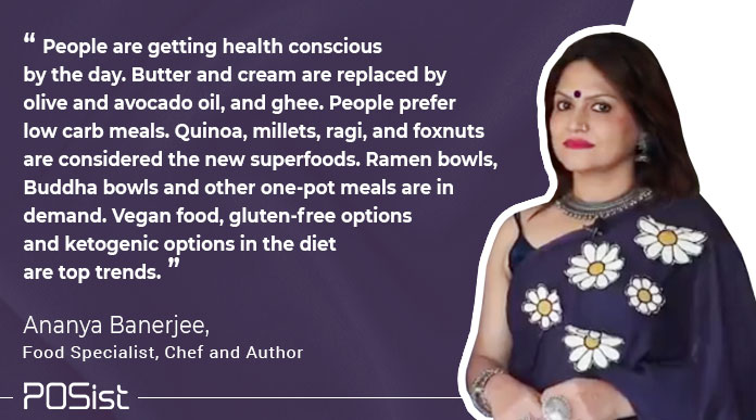 Ananya Banerjee gave her insights on the growing trend of health food business ideas. 