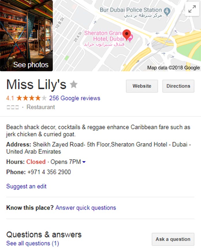 Google listing is a great way to promote your hotel restaurant
