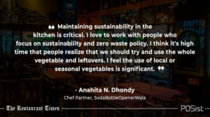 Anahita N. Dhondy chef partner of SodaBottleOpenerWala 