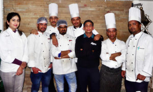Swetna Mago Bhatia With The Staff At Bhookhaa