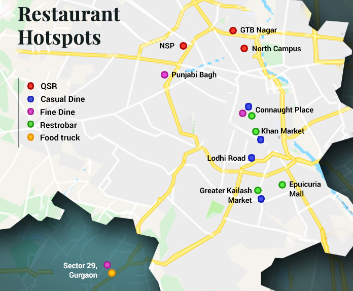 Restaurant Hotspots in Delhi