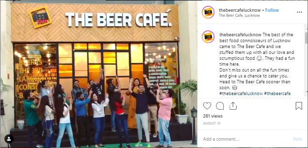 Beer Cafe in Lucknow to increase restaurant sales 