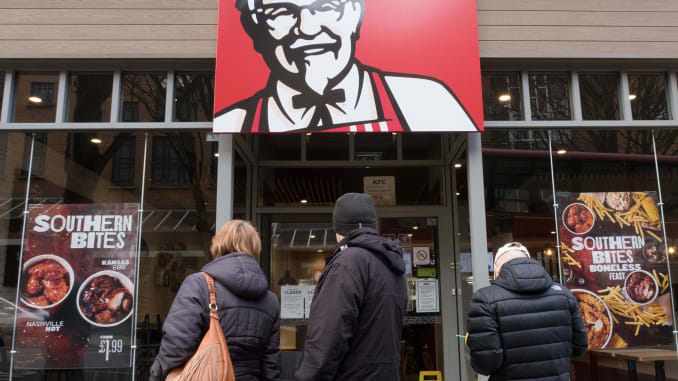 KFC dealing with decreasing margins 