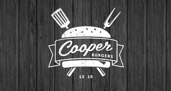 cooper burgers restaurant logo