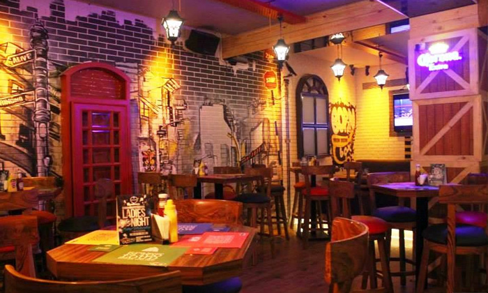 Boombox Cafe with its unique theme in Delhi