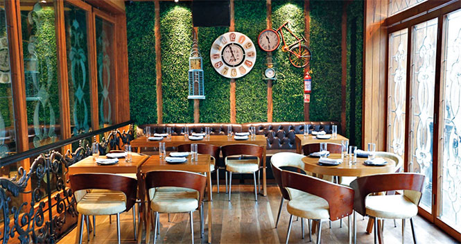 Farzi cafe with its unique theme in Delhi