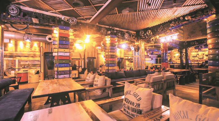 Junkyard Cafe with its unique theme in Delhi