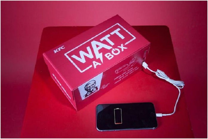 KFC’s Watt a Box Charges Your Phone While You Eat