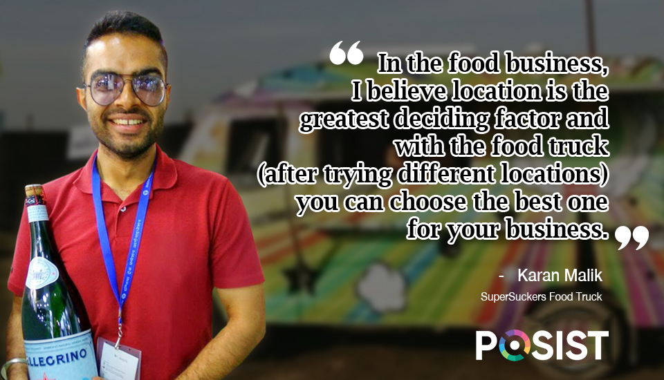 Karan Malik gave his insights on starting a food truck