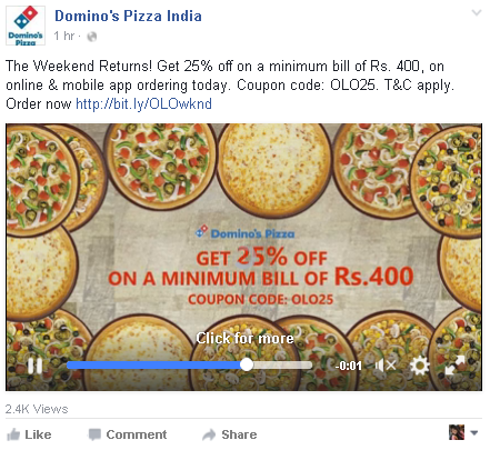 Promote Special Offers and Coupons in facebook