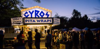 Why Food Festivals Are A Must-Go-To For Restaurants And Food Outlets A lively evening Food Festival.