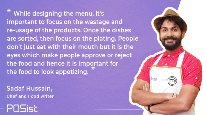 Food presentation techniques by Sadaf Hussain