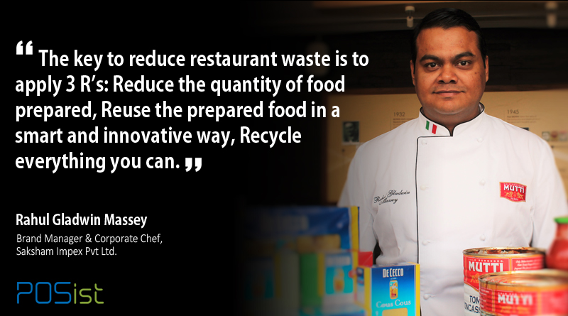 restaurant food waste management tips by Rahul Gladwin Messey