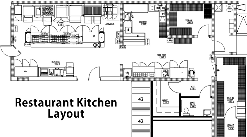 Hotel Kitchen Floor Plan Pdf | Two Birds Home