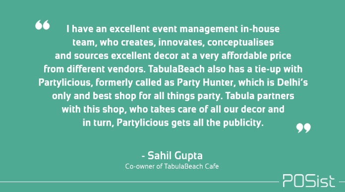 how you organize parties for bollywood themed nights or as a bollywood themed restaurant