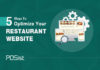 Optimize Your Restaurant Website And Garner Better Online Sales Restaurant website optimization