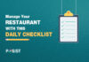 Restaurant Management Checklist: The Ultimate Solution To All Your Management Problems How to manage a restaurant with a daily checklist