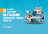 How to Train Your Restaurant Staff Through Restaurant Management Training 4 reasons why restaurant management training is extremely essential for your restaurant.