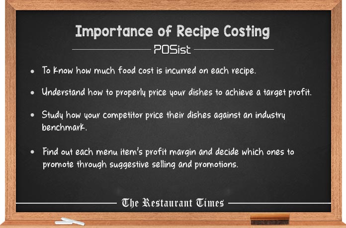 why is a recipe important