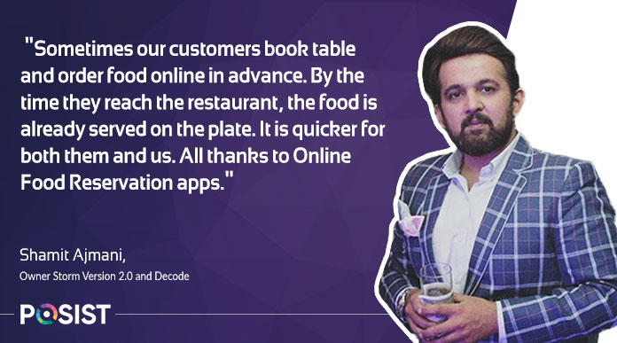 Shamit Ajmani, on how food reservation apps are streamlining the restaurant operations.