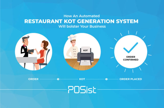 Restaurant KOT generation