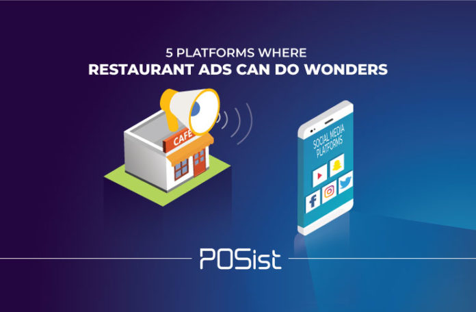 5 stellar platforms where restaurant ads can do wonders.