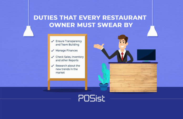 Top Restaurant Owner Duties You Should Never Neglect to Run a Successful Restaurant