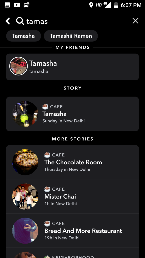 Restaurant marketing on Snapchat