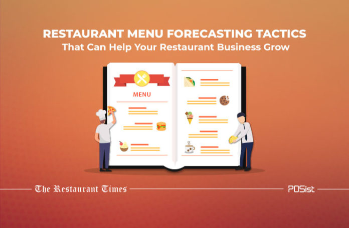Restaurant menu forecasting
