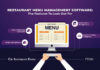 restaurant menu management software