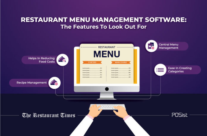 restaurant menu management software