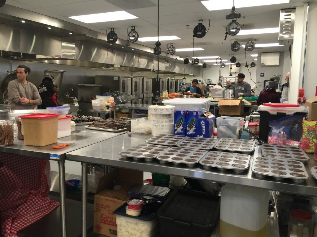 shared kitchen spaces