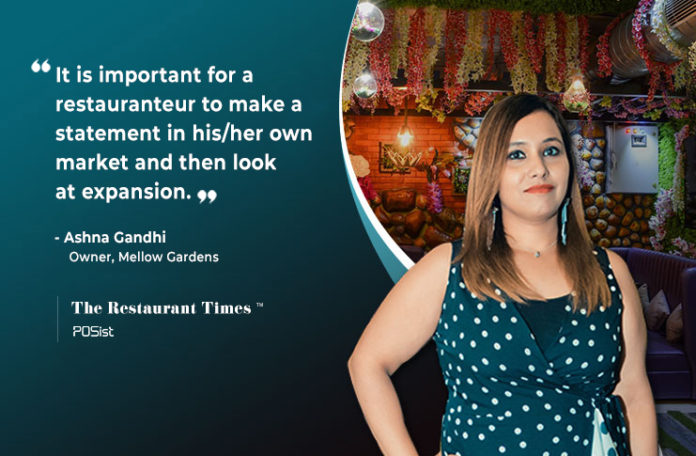 Ashna Gandhi- Owner, Mellow Garden, Rajouri Garden, Delhi Interview