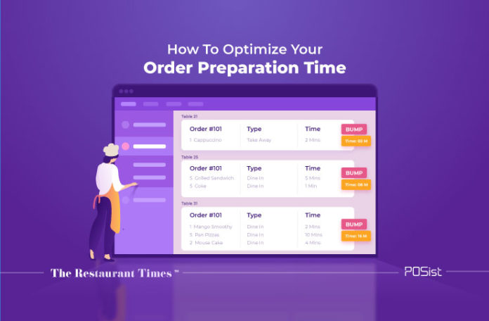 Optimizing your restaurant order preparation time