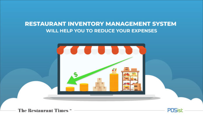 Restaurant inventory management system for reducing labor cost