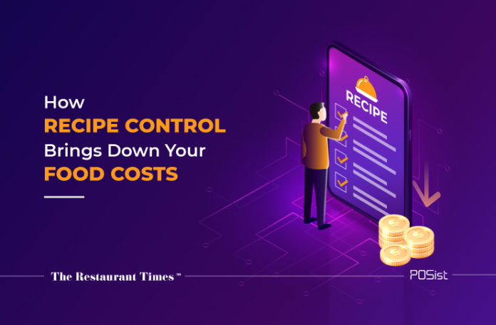 Food cost control through recipe management at a restaurant