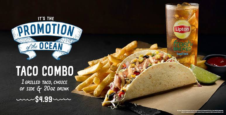 Food combos with drinks in your menu 