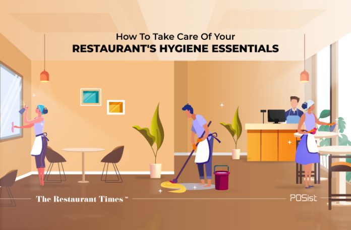 Illustration of Restaurant's Hygiene Essentials