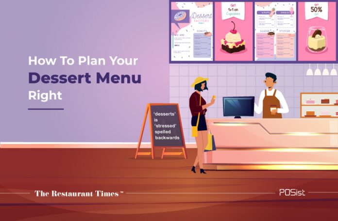 dessert menu