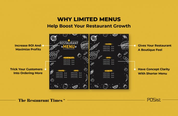 Limited menu