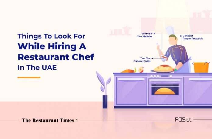 hiring a restaurant chef in UAE