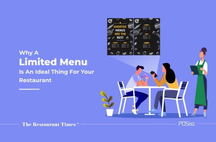 why smaller menu are best for restaurant business