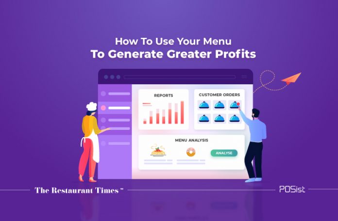 online menu for profits